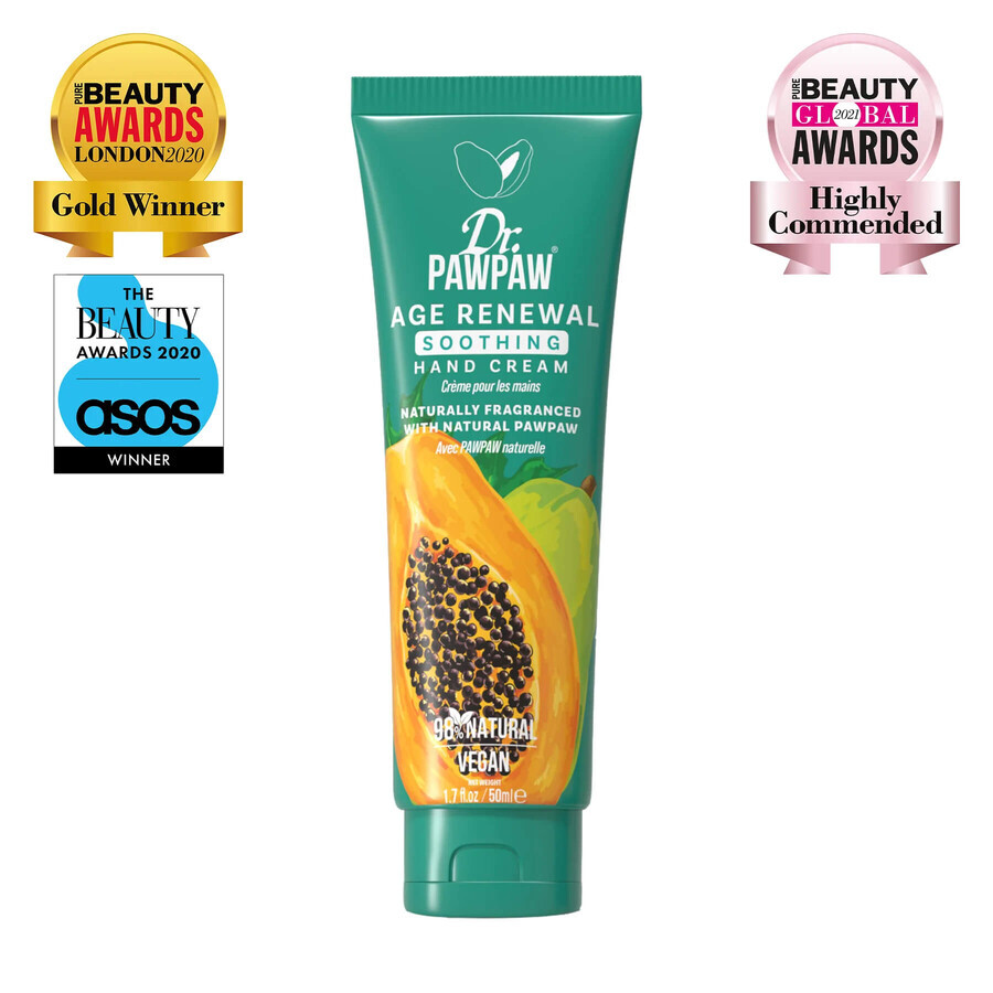 Crema de maini regeneranta fara parfum, DrPawPaw, 50 ml