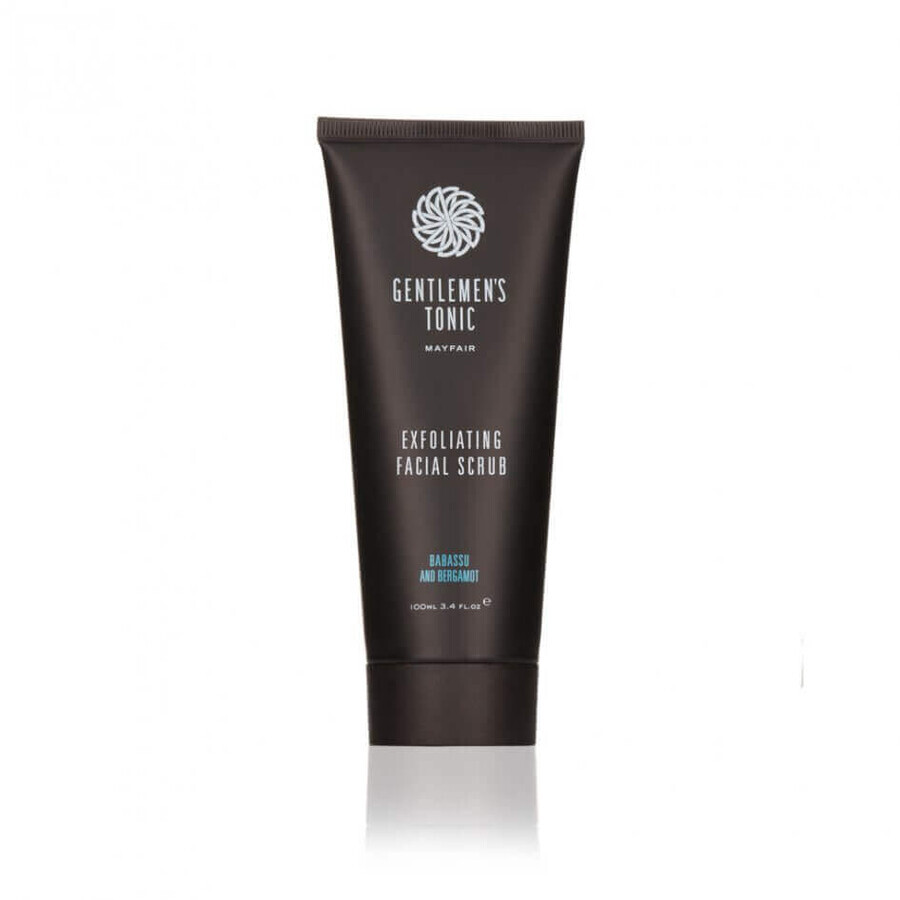 Exfoliant de Fata cu Ulei de Babassu si Suc de Aloe Vera, Babassu & Bergamot, Gentlemen's Tonic, 100 ml