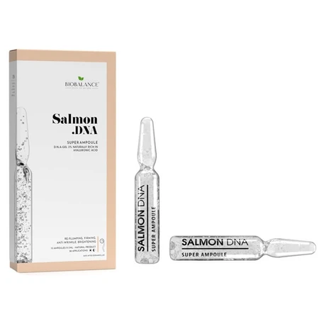 Ampoules concentrées anti-âge à l'acide hyaluronique de caviar de saumon, Bio Balance, 10 x 2 ml