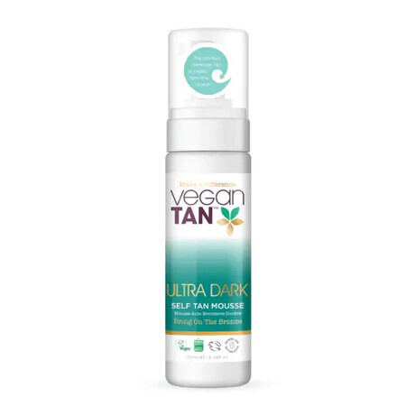 Spuma autobronzanta vegana, Ultra Dark, Vegan Tan, 150 ml