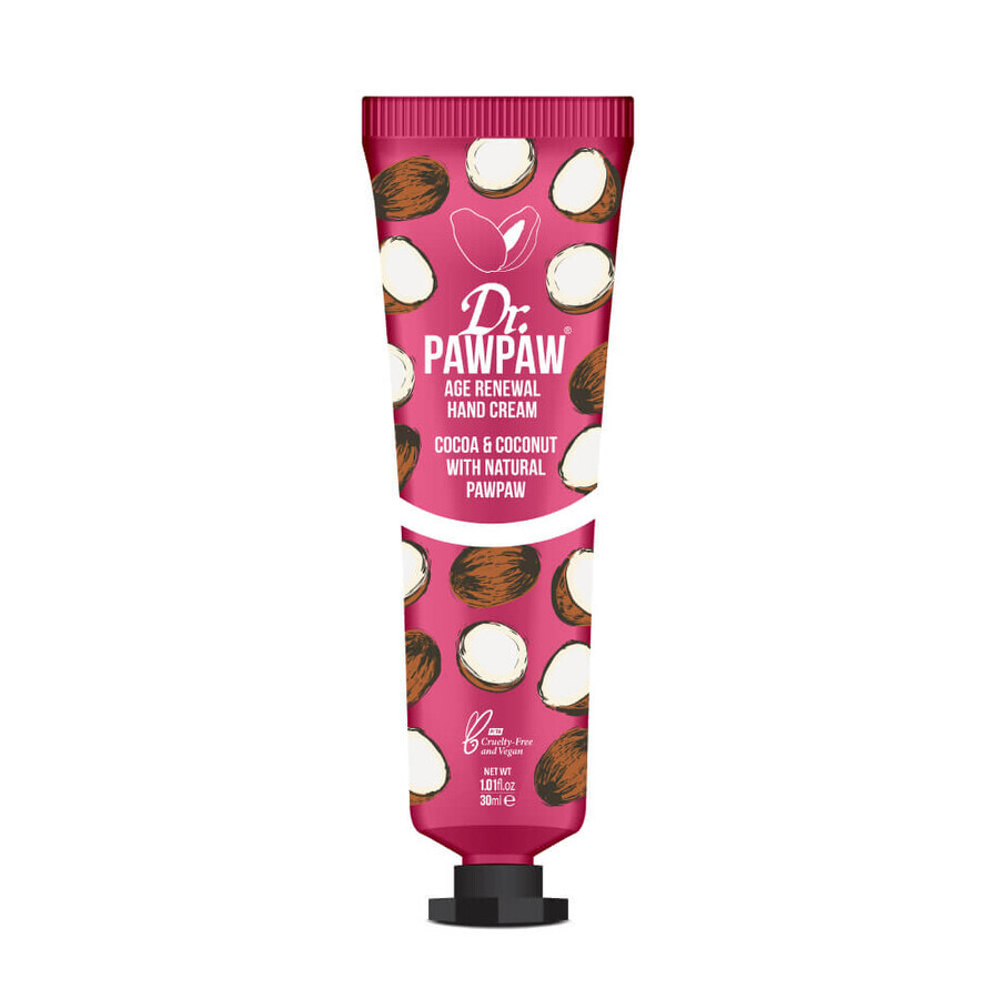 Crema de maini regeneranta cu Cacao si Cocos, DrPawPaw, 30 ml