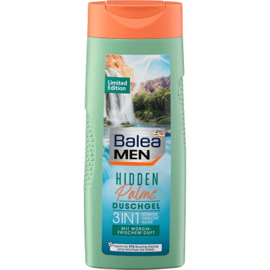 Balea MEN Gel de duș hidden palms bărbați, 300 ml