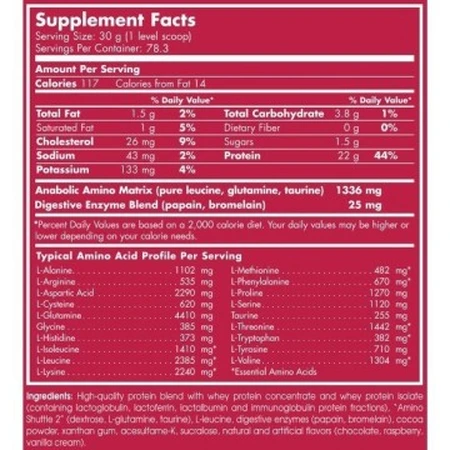100% Whey Protein Professional Scitec Nutrition sabor vainilla, 2350 g