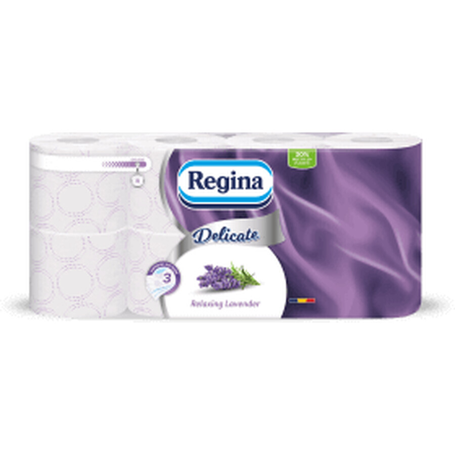 Regina Hârtie igienică Delicate Lavander 3 straturi, 8 buc