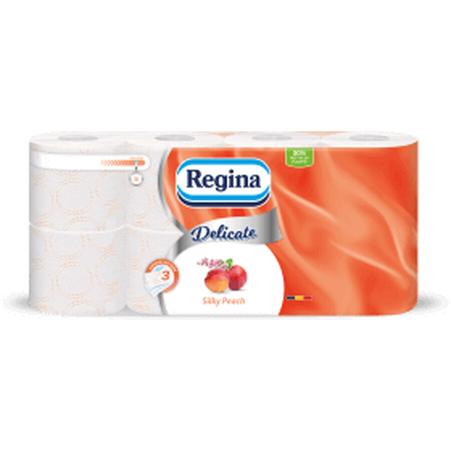 Regina Hârtie igienică Delicate Peach 3 straturi, 8 buc