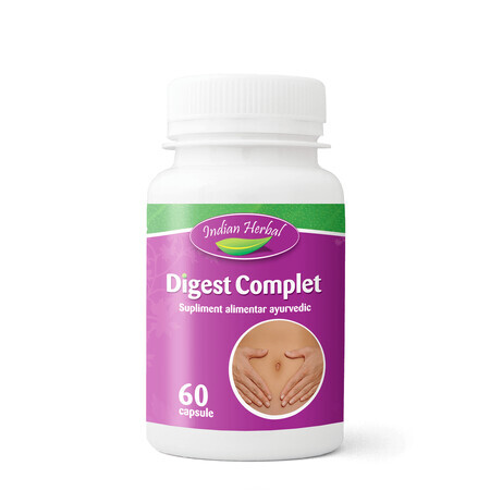 Digest Complet, 60 capsule, Indian Herbal