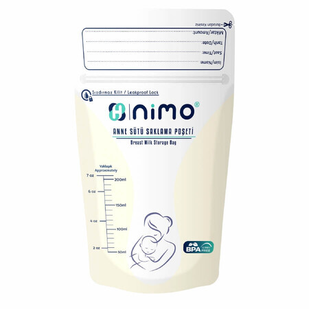 Aufbewahrungsbeutel für Muttermilch, 20 Stück, Nimo