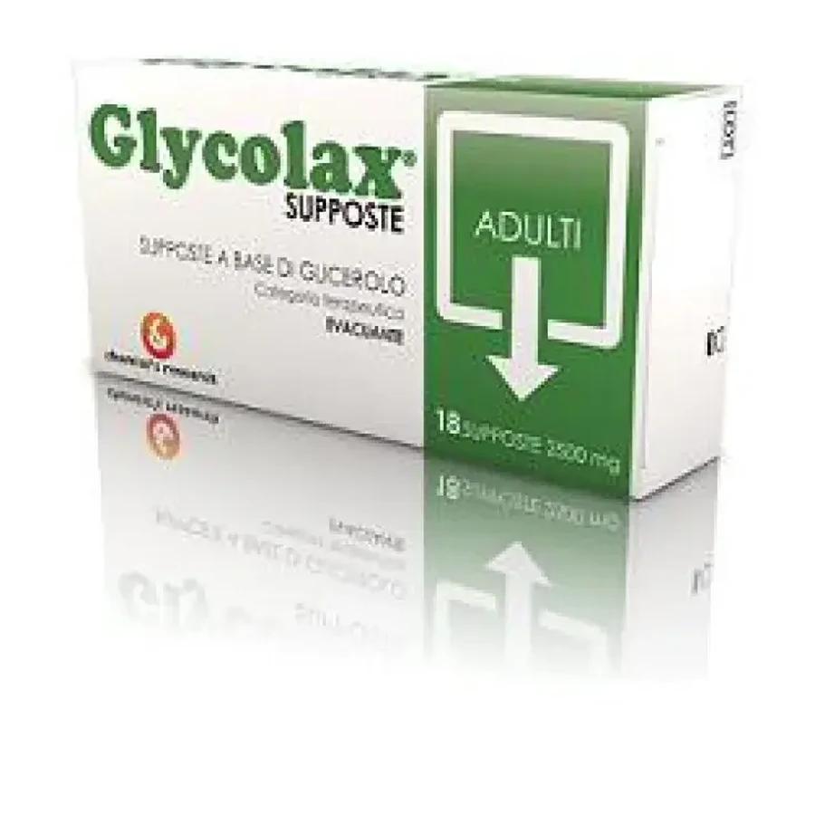 Supozitoare pentru adulti, 18 bucati, Glycolax