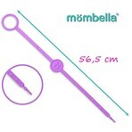 Suport universal din silicon pentru biberoare si jucarii, Purple, Mombella