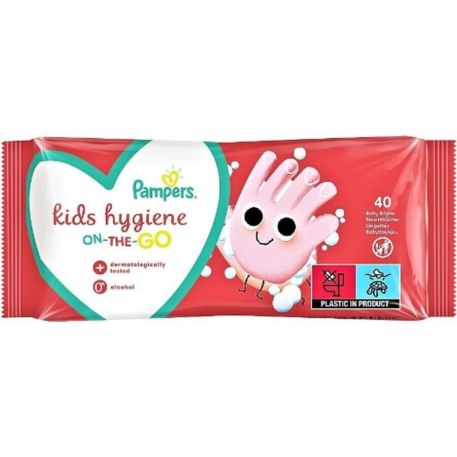 Pampers Servetele Umede Kids Hygiene - 40 Bucati