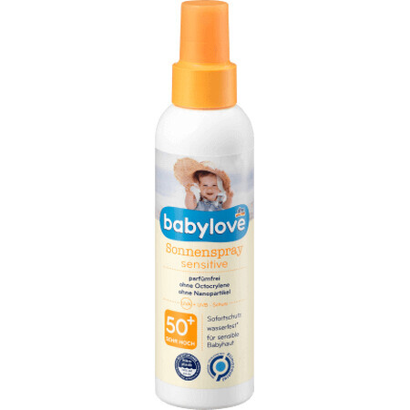 Babylove Spray protecție solară SPF 50+, 150 ml