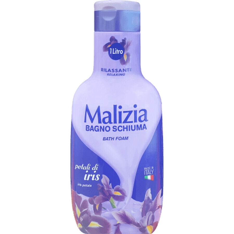 Malizia Espuma de Baño Espumosa con Flores de Iris, 1 l