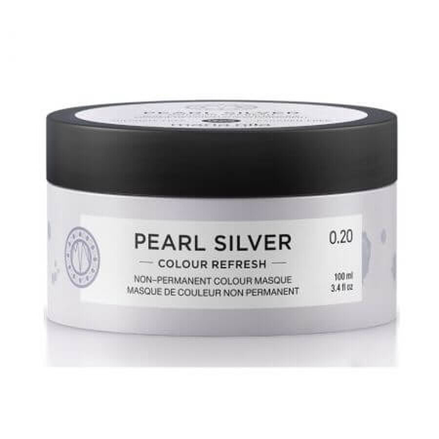 Masca coloranta de par Colour Refresh Pearl Silver, 100 ml, Maria Nila