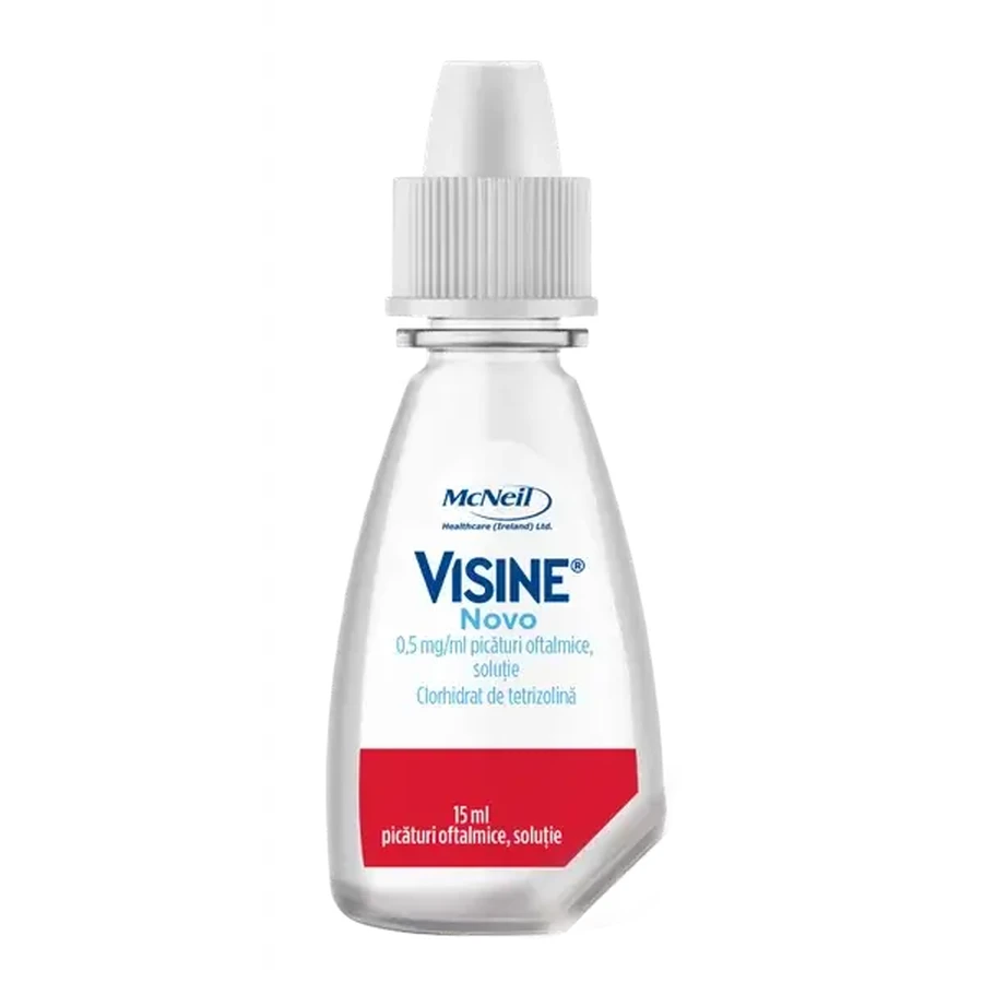 Visine Novo 0.5 mg/ml eye drops solution, 15 ml, McNeil Healthcare