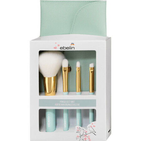 Ebelin Set de pensule cosmetice Spring in Paris, 1 buc