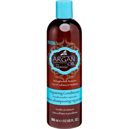 Hask Balsam de păr reparator cu ulei de argan, 355 ml