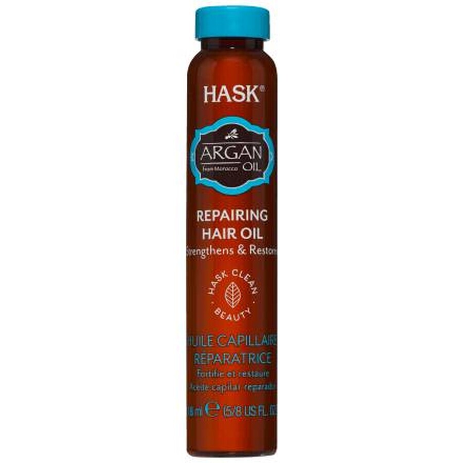 Hask Ulei de păr reparator cu ulei de argan, 18 ml