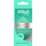 KillyS Pastelove 3D-Schminkschwamm mit Grüntee-Aufguss, 1 Stück