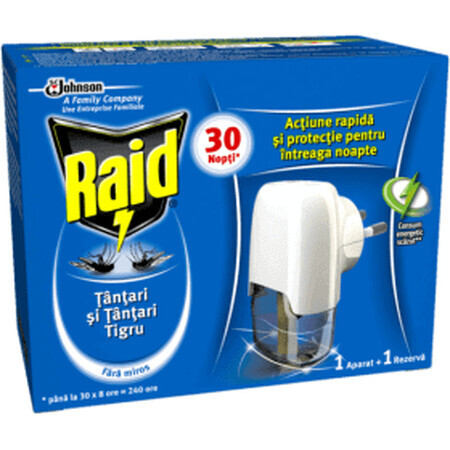 Raid Aparat electric împotriva țânțarilor, 21 ml