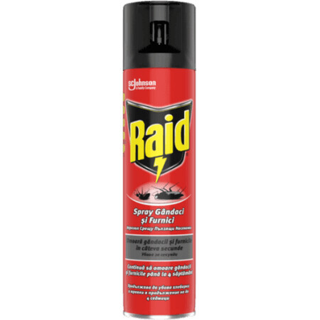 Raid Spray împotriva insectelor târâtoare, 400 ml