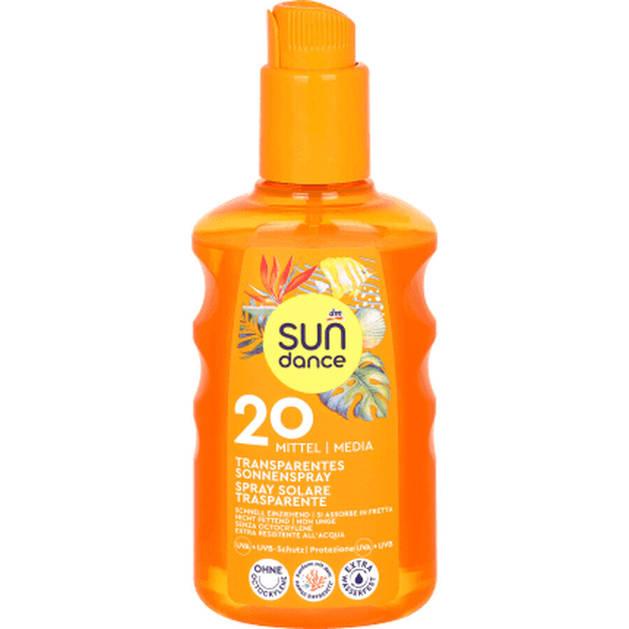 Sundance Protecție solară spray SPF 20, 200 ml