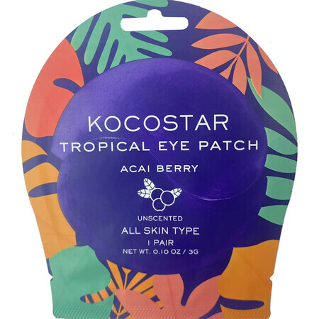 Benzi pentru pielea din jurul ochilor Tropical Acai Berry, 3 g, Kocostar