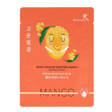 Masca de fata stimulanta cu extract de Mango, 28 g, Beauty Kei