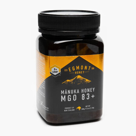 Manuka Honig UMF 5+ MGO 83+, 500 gr, Egmont