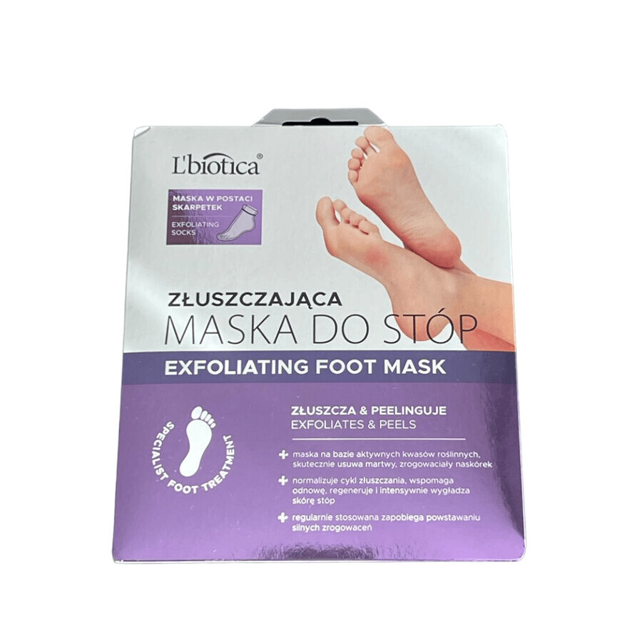 Calcetines exfoliantes, 1 par, L'Biotica