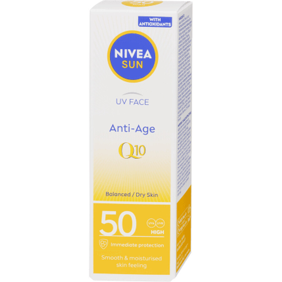 Nivea Sun Sonnenschutz Gesichtscreme SPF50, 50 ml