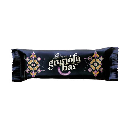 Baton proteic Granola Peanut Brownie, 50 g, Viblance