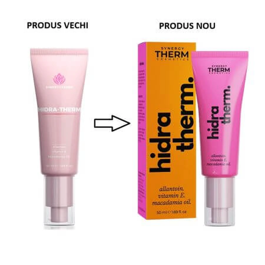 Hydra Therm face and décolleté moisturizer, 50 ml, Synergy Therm