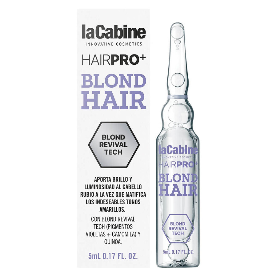 Hairpro Blond Hair ampoule, 1 ampoule x 5 ml, La Cabine