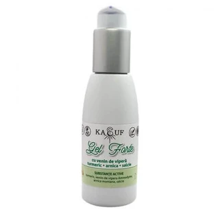 Gel fuerte con cúrcuma, árnica, sauce y veneno de víbora, 100 ml, Kasuf