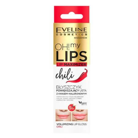 Lipgloss mit scharfem Pfeffer Oh! My Lips, 4,5 ml, Eveline Cosmetics