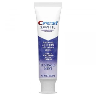 3D White Luminous Mint Toothpaste, 104 g, Crest
