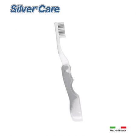 Periuta de dinti de voiaj Medium Gri, Silver Care