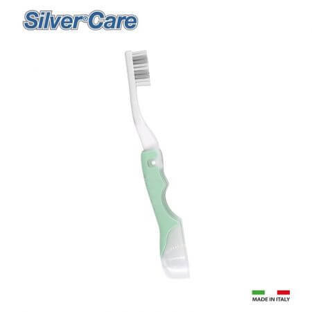 Periuta de dinti de voiaj Medium Verde, Silver Care