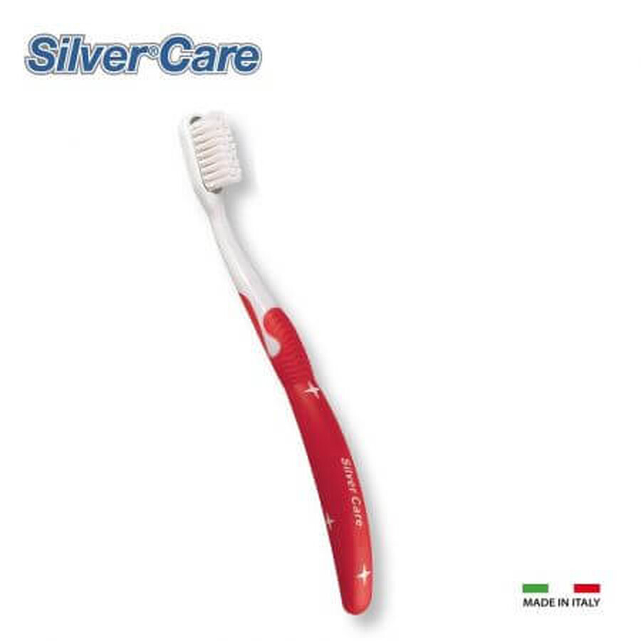 Periuta de dinti hard Rosie + 1 rezerva interschimbabila, Silver Care