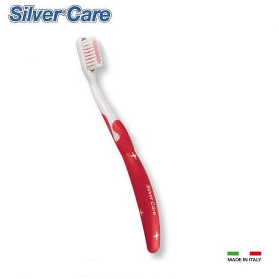 Periuta de dinti soft Rosie + 1 rezerva interschimbabila, Silver Care