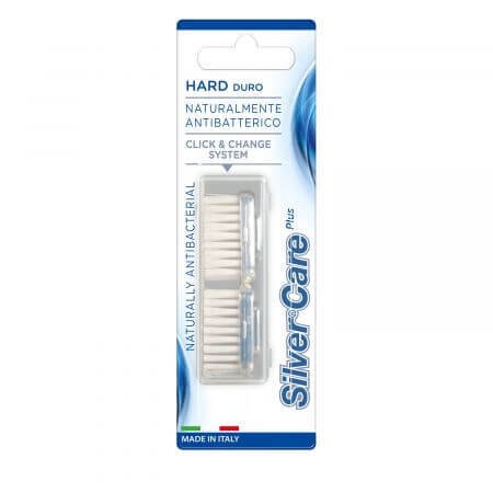 Set rezerve Hard pentru periuta de dinti, 2 bucati, Silver Care