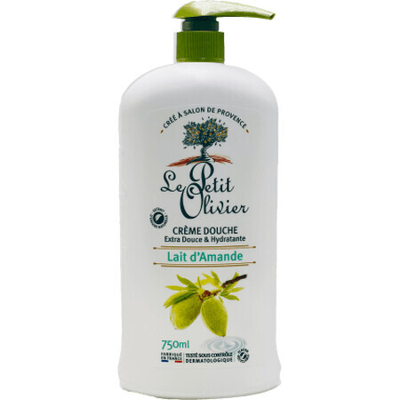 Le Petit Olivier  Gel de dus Lait d'Amande, 750 ml