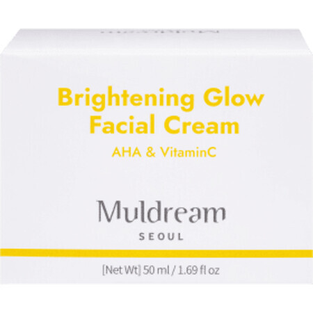 Muldream Aufhellende Creme für Mädchen mit AHA und Vitamin C, 50 ml