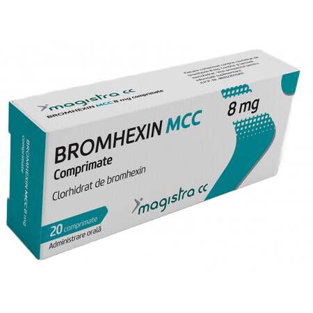 Bromhexin 8mg-cpr. x 20-Magistra 