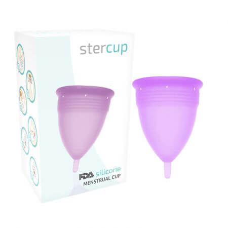 Cupa menstruala marimea S Stercup, Violet, 1 bucata, Stercup