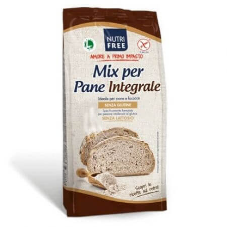 Mix fara gluten pentru paine integrala, 1000 g, Nutrifree