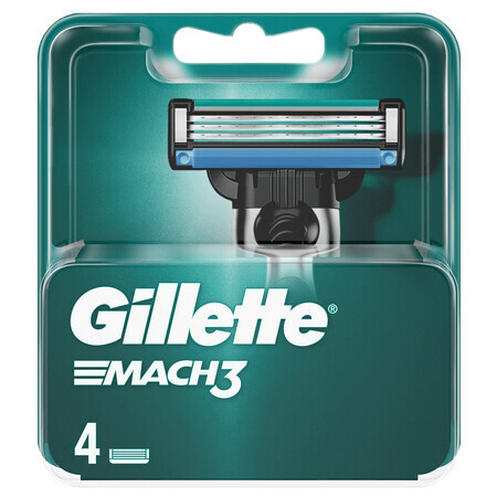 Rezerve pentru aparatul de ras Mach3, 4 bucati, Gillette