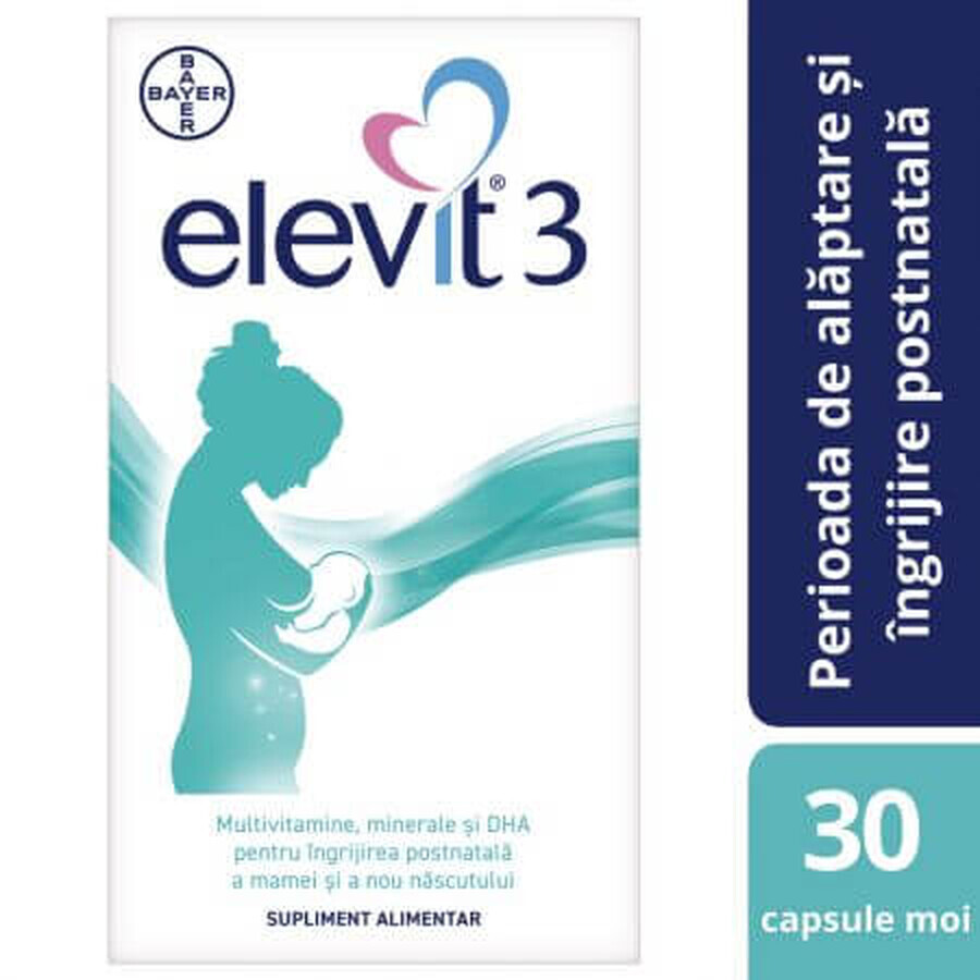 Elevit 3 Stillzeit, 30 Kapseln, Bayer