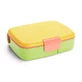 Bento Lunchbox met roestvrij stalen bestek, +18 maanden, Geel, Munchkin