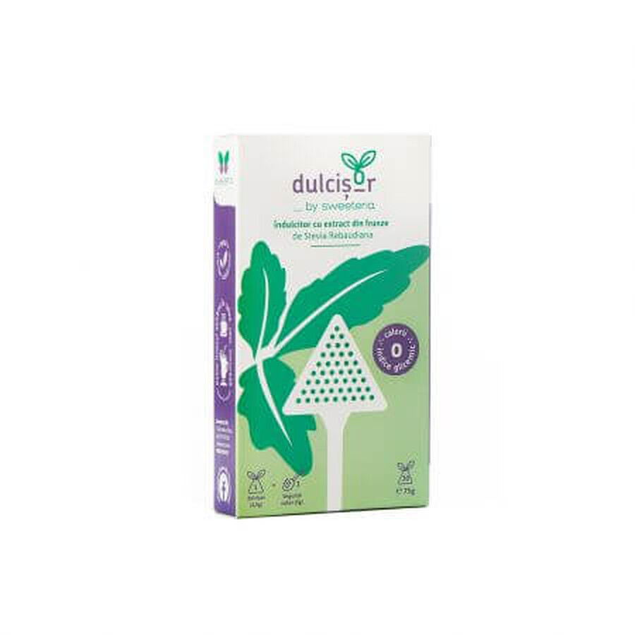 Dulcisor Stevia-Blattextrakt Süßstoff, 30 Beutel, Sweeteria